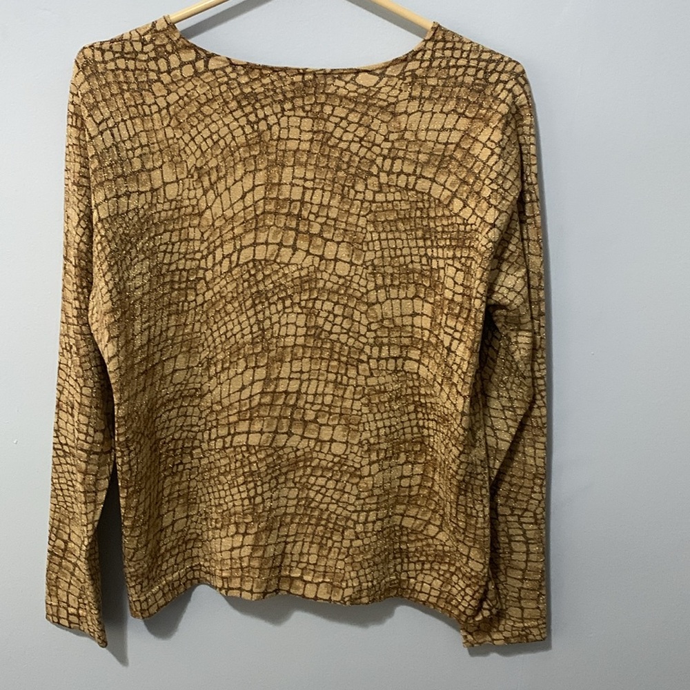 Mary Jane silk zip up sweater - Picture 3 of 3